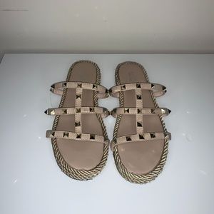 ‼️SOLD‼️ EGO Sandals, studded three strapped